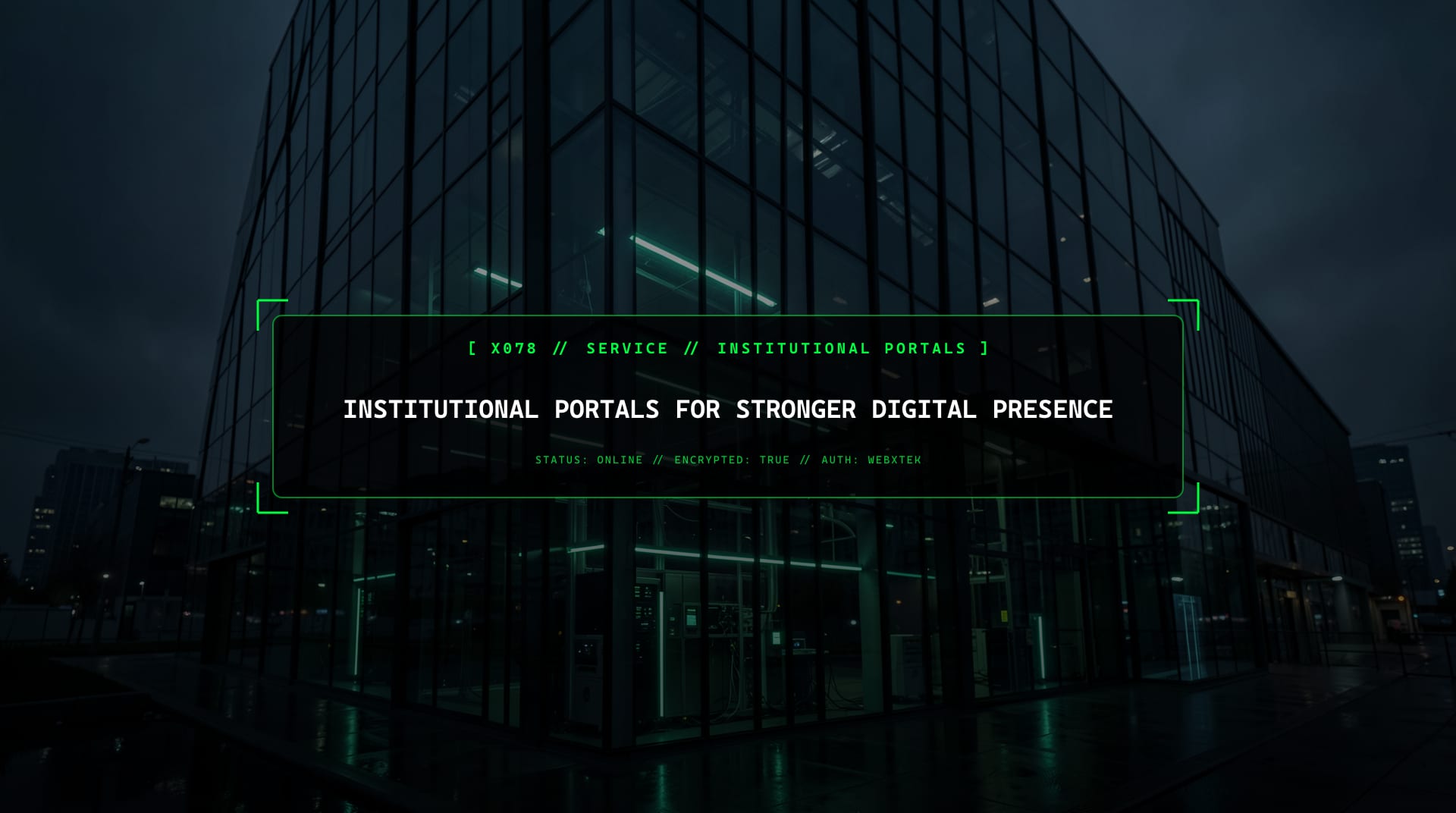 Institutional Portals, Accessibility, Transparency, and Editorial Autonomy