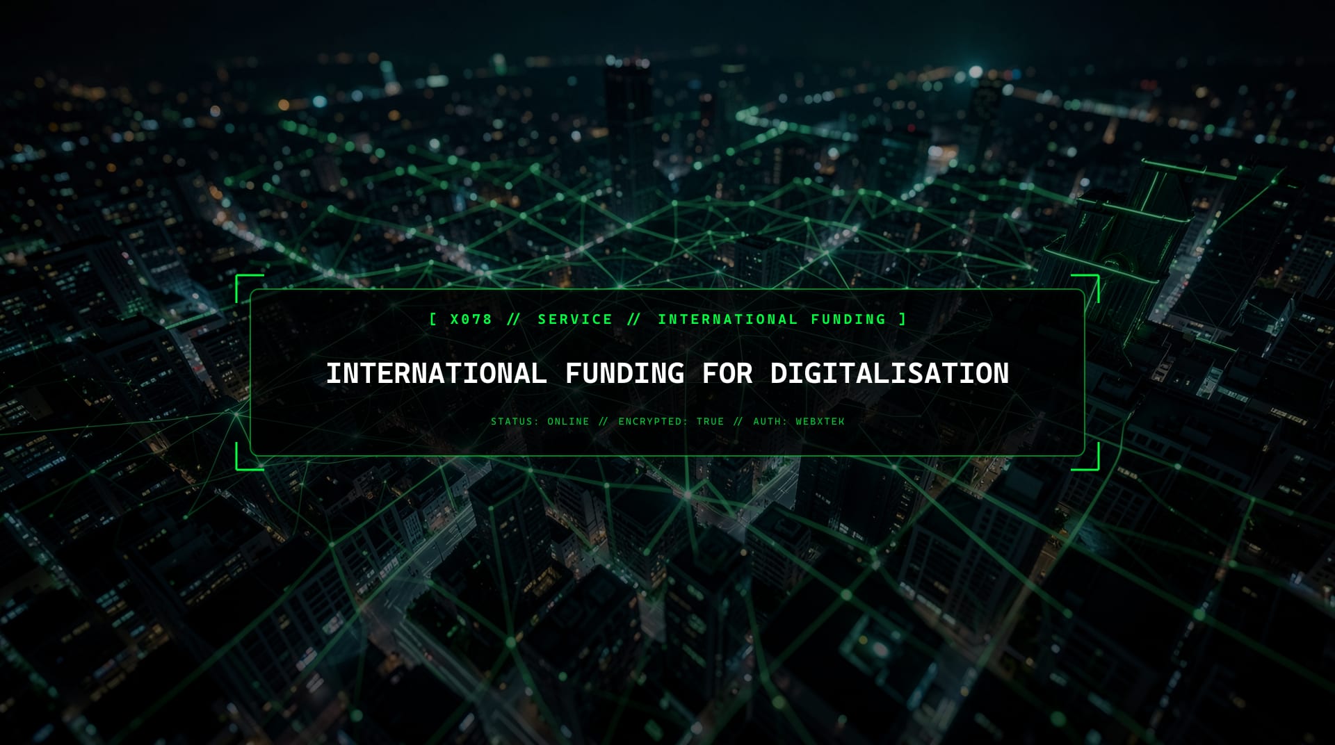 International Funding for Business Digitalisation
