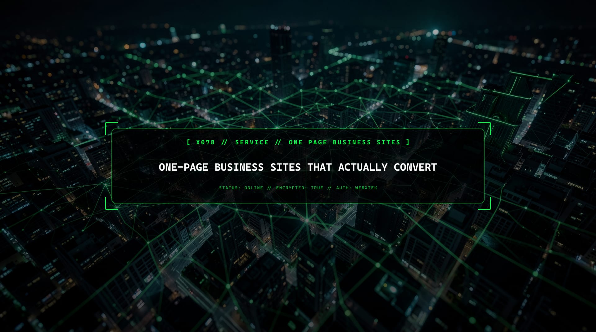 One-Page Business Sites That Actually Convert