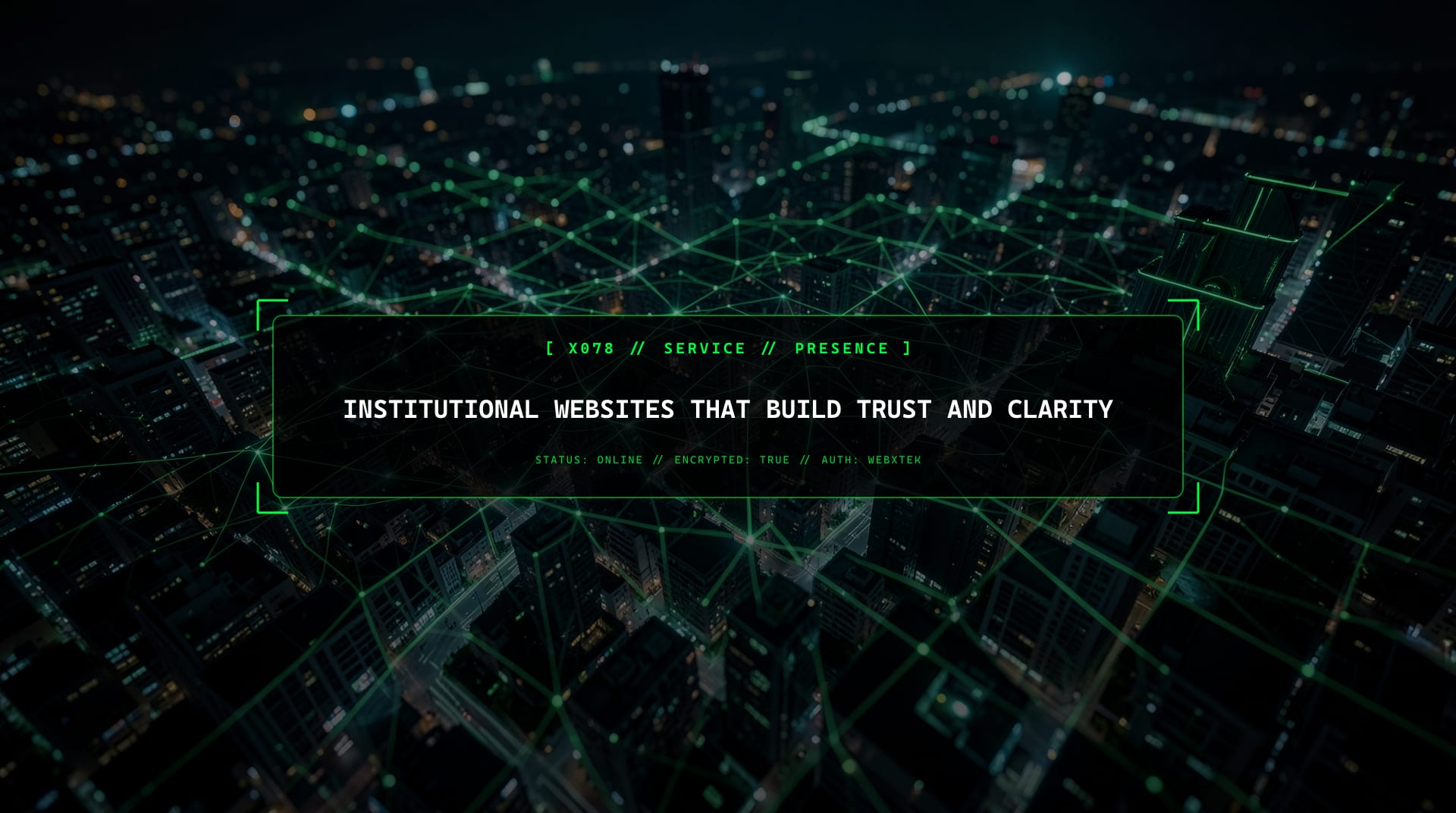 Institutional Websites That Build Trust and Clarity