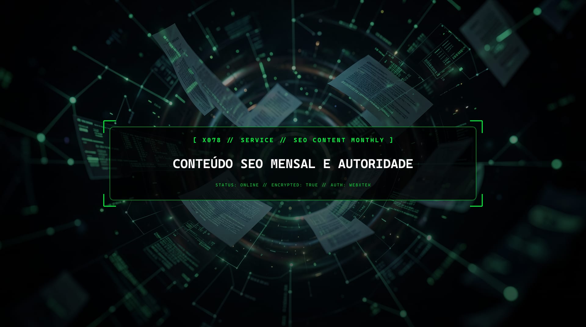 Conteúdo SEO Mensal e Autoridade