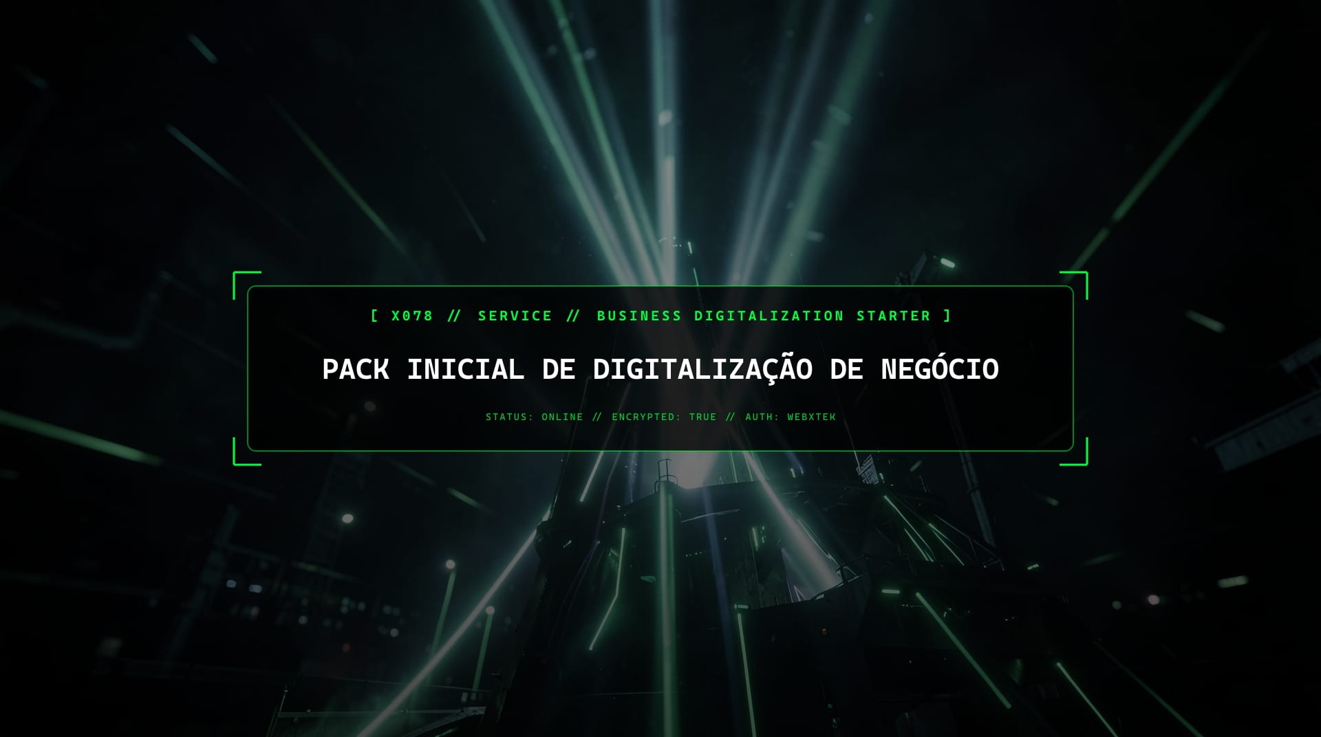 Pack Inicial de Digitalização, O Seu Negócio Online em Semanas